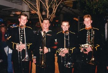 concert with the Royal Marines
