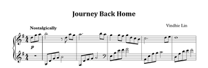 Journey Back Home - Music Sheet