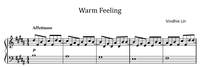 Warm Feeling - Music Sheet