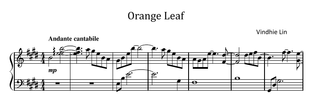 Orange Leaf - Music Sheet