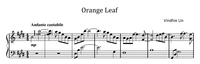Orange Leaf - Music Sheet