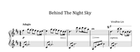 Behind the Night Sky - Music Sheet