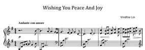 Wishing You Peace And Joy - Music Sheet