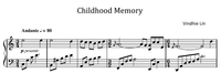 Childhood Memory - Music Sheet