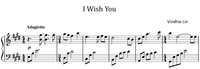 I Wish You - Music Sheet