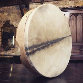 18" Pin Oak/ Goat skin Tar drum crafted for Hossam Ramzy
