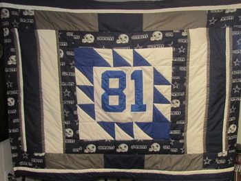 Dallas Cowboys quilt (full-size) - $100
