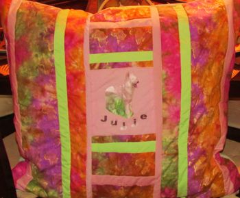 Julie's giant dog pillow - $80
