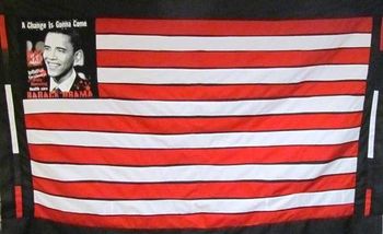 Obama flag (twin-size) - $100
