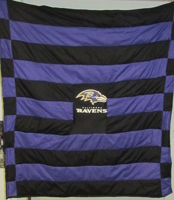 Item #1004. Ravens "Stripes" $65
