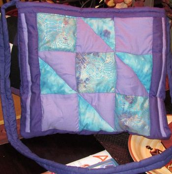 Purple Wonder shoulder bag - $35
