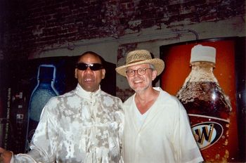 Craig and Henry Butler backstage, Cincy Blues Fest

