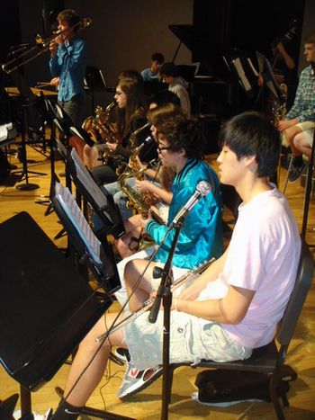 The band performs during dress rehearsal the morning of May 2, 2012 in Carmichael Auditorium
