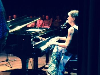 Marcia Ball in the Ivy Tech Waldron auditorium, 8/9/15
