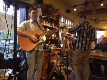 Marmalade Cat with painter Bobby Vandenhoorn
