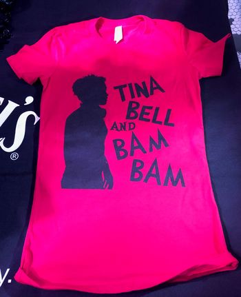 Tina Bell and Bam Bam shirt. original image by David Ledgerwood
