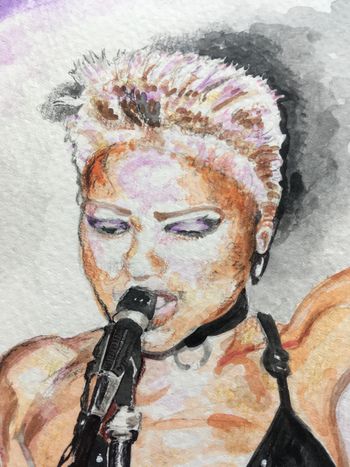 Bam Bam singer Tina Bell, by Karl Anderson,2
