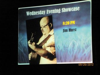 On the big screen for IBMA's World of Bluegrass Main Stage Showcases
