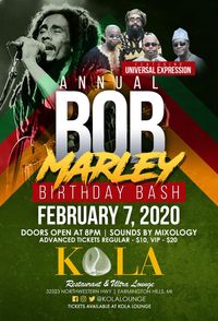 Bob Marley Bash