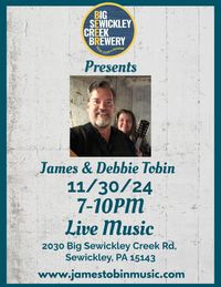 James & Debbie Tobin Live Music 