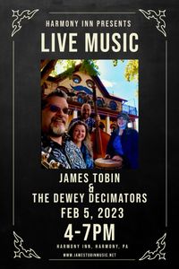 James Tobin& The Dewey Decimators Live At Harmony Inn