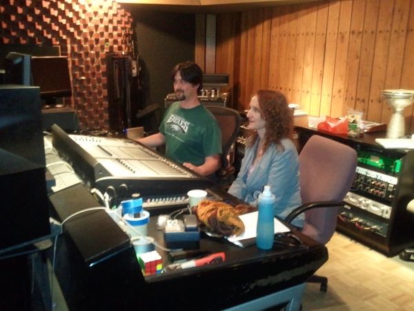 mixing with Jeff Hiatt at Turtle Studios

