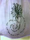 "In the Garden" eyeflower/lyric reusable shopping bag