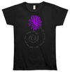 "In the Garden" eyeflower/lyric organic cotton T