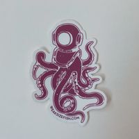 Octopus Scuba Sticker
