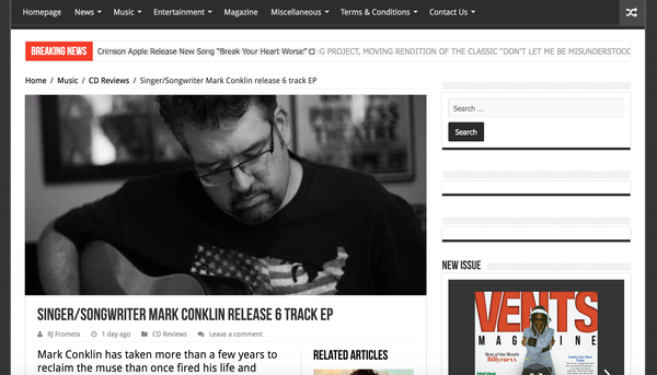 Review of "Starting Over" - Vents Magazine