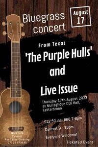 Live Issue and The Purple Hulls (Texas USA) in Concert