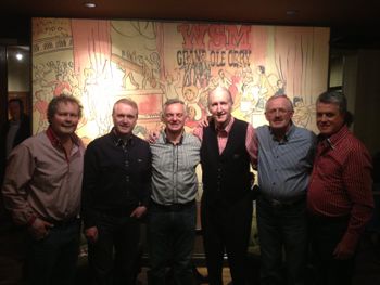 In the Opry green room with George Hamilton IV.
