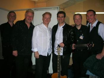 Backstage with Michael Harcus and the band - Inheritance
