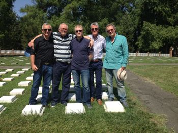 At the grave of our dear friend George Hamilton IV.
