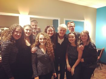 The Lumber Jills, Stacey Read & Shelley Chase with Tom Cochrane at Canada's Great Kitchen Party
