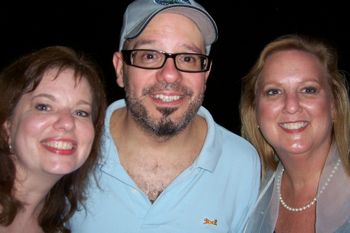 Joan, friend Christine and actor David Cross
