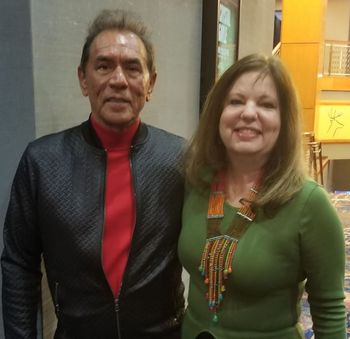 Wes Studi and Joan at the NAMMYs
