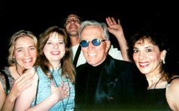 Joan and friends with Andy WIlliams at at Grammy party
