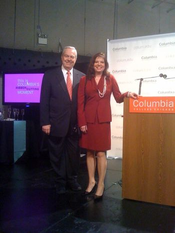 Bill Kurtis and Joan Hammel
