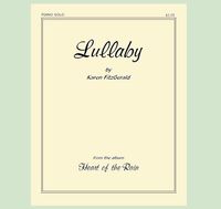 Lullaby sheet music (printed)