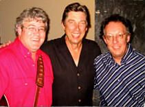 With JD's mates, songwriters John Sommers and Bill Danoff
