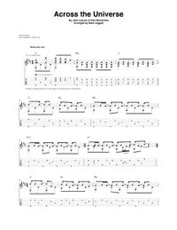 "Across the Universe" - arr. Mark Leggett, TAB/Notation (PDF)