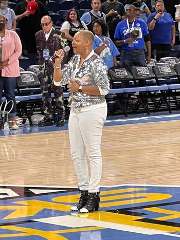 WNBA - Chicago Sky singing the National Anthem
