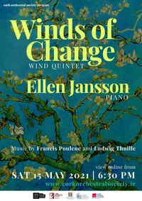 Winds of Change Quintet with Ellen Jansson (piano)