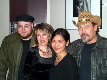 Hayseed, Lucinda, Anna Fermin, Hombre at Radio Cafe in Nashville, TN for the Melic "re-release" party
