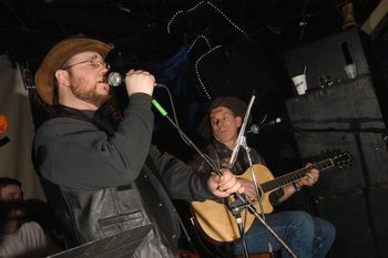 Brand New Opry at Valentine's in Albany, NY: Don Ackerman, drums; Red Beaumont, guitar
