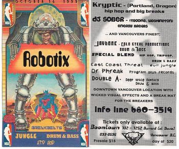Robotix in Vancouver B.C. October 16th 1999

