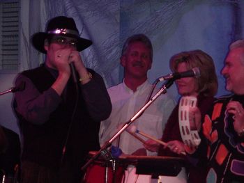 John Popper, Steve Alexander, Tipper Gore & Jack Diamond-2000
