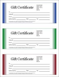 Gift Certificate