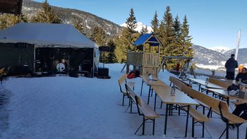 Outdoor apres at Biberwier, Austria - Feb 2019
